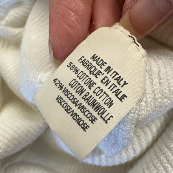 White Deep V Front & Back Sleeveless Tight Knit Tank Top Crop Sweater Small - Picture 6 of 10